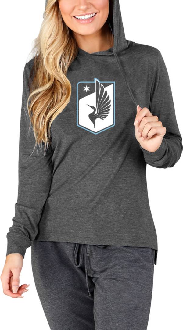 Concepts Sport Women's Minnesota United FC Crescent Charcoal Long Sleeve Top product image