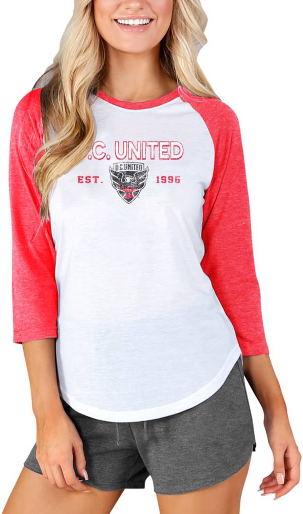 Concepts Sport Women's D.C. United Crescent White Long Sleeve Top product image