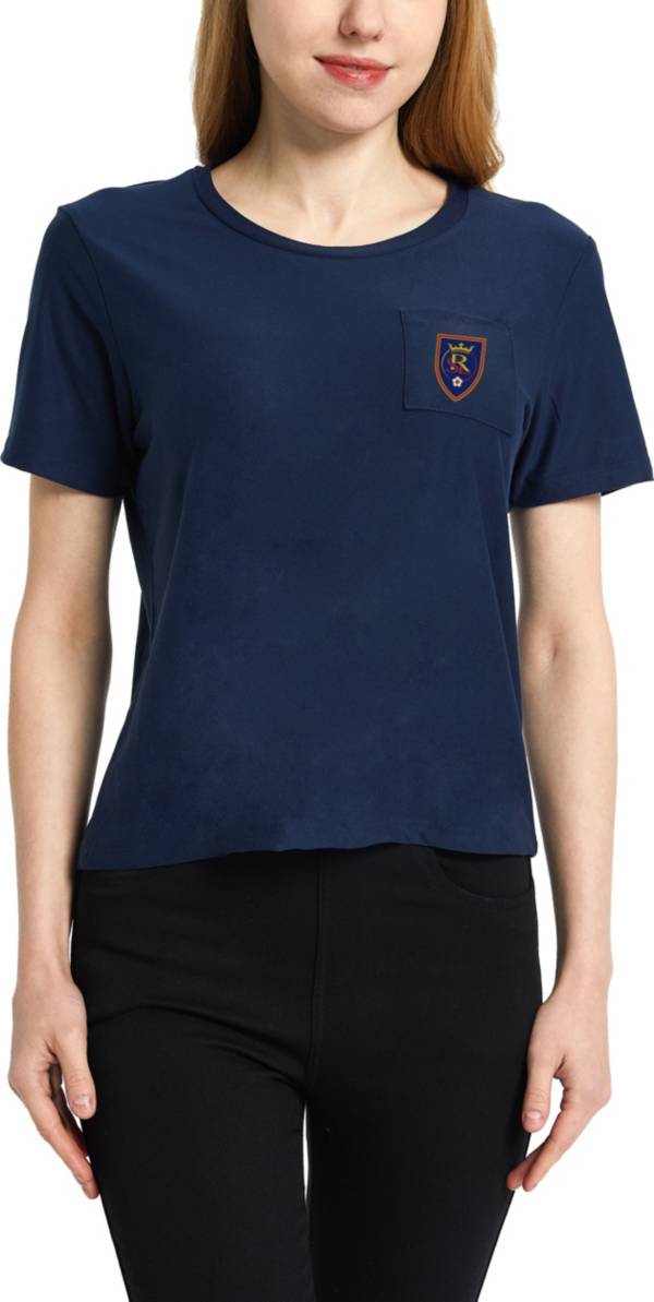 Concepts Sport Women's Real Salt Lake Zest Navy Short Sleeve Top product image