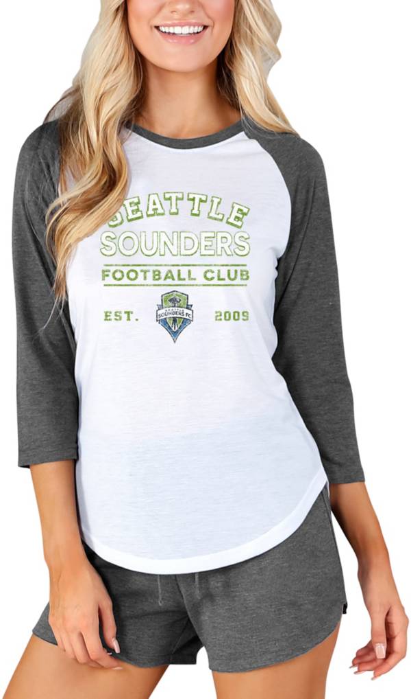 Concepts Sport Women's Seattle Sounders Crescent White Long Sleeve Top product image