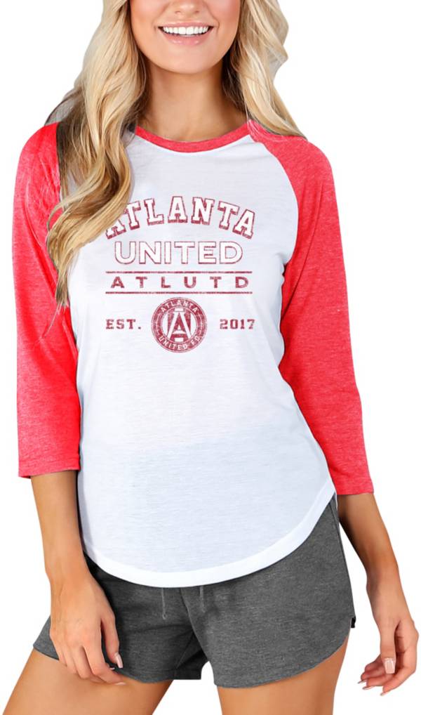 Concepts Sport Women's Atlanta United Crescent White Long Sleeve Top product image