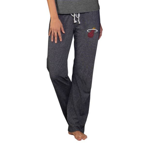 Concepts Sport Women's Miami Heat Quest Grey Jersey Pants product image