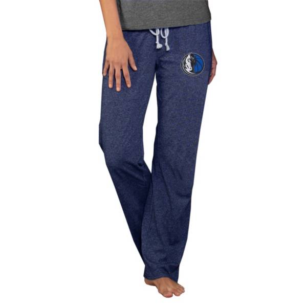 Concepts Sport Women's Dallas Mavericks Quest Navy Jersey Pants product image