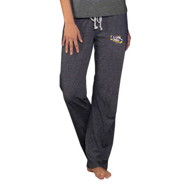 Concepts Sport Women's LSU Tigers Grey Quest Knit Pants product image