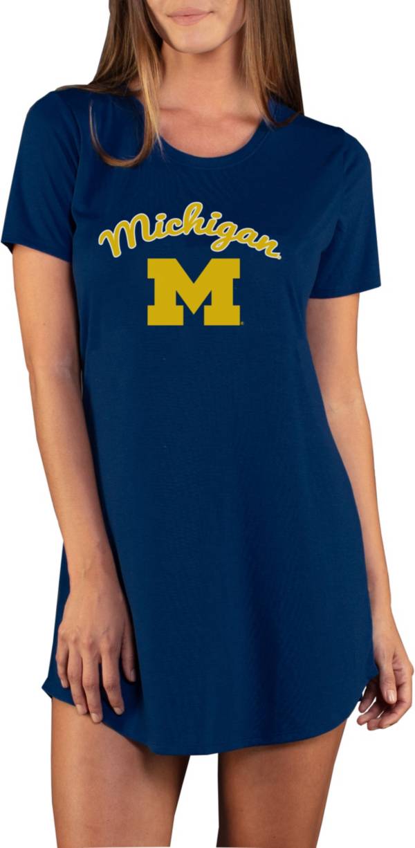 Concepts Sport Women's Michigan Wolverines Blue Night Shirt product image