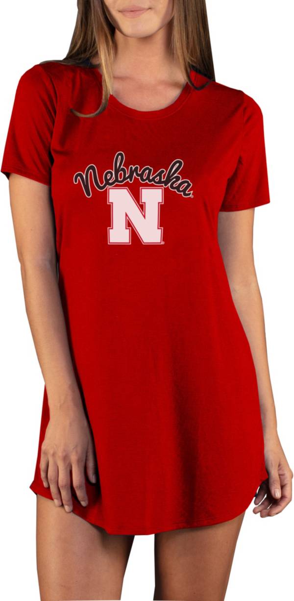 Concepts Sport Women's Nebraska Cornhuskers Scarlet Night Shirt product image
