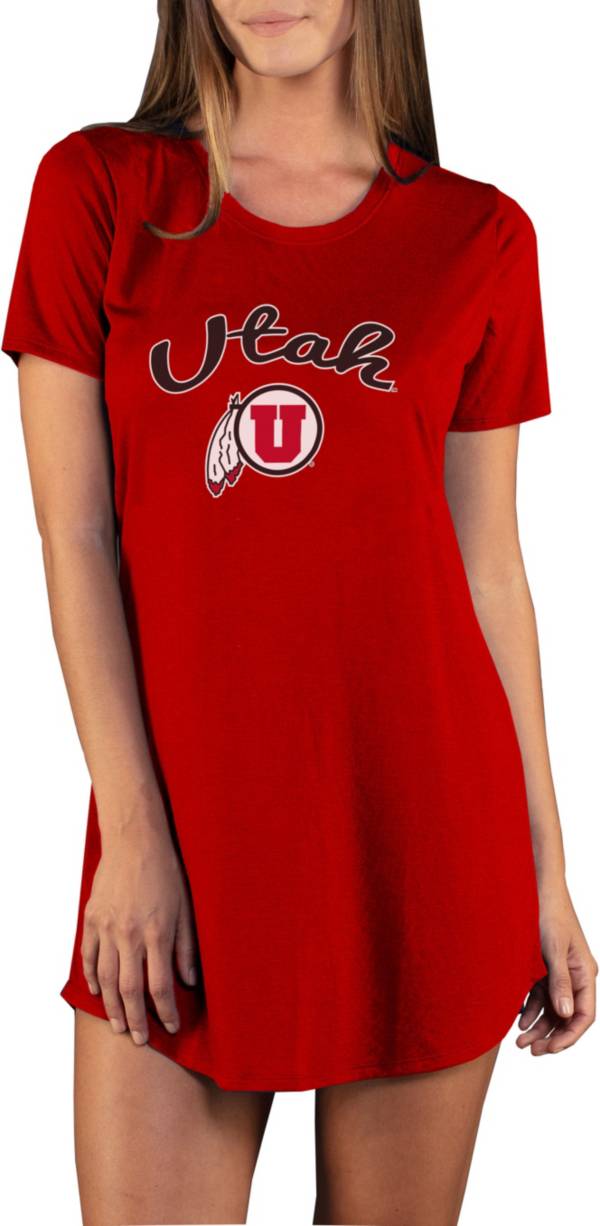 Concepts Sport Women's Utah Utes Crimson Night Shirt Dick's Sporting
