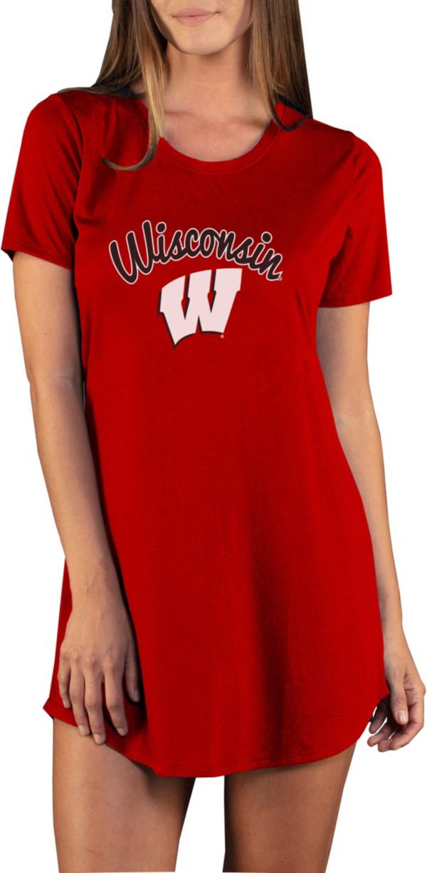 Concepts Sport Women's Wisconsin Badgers Red Night Shirt product image