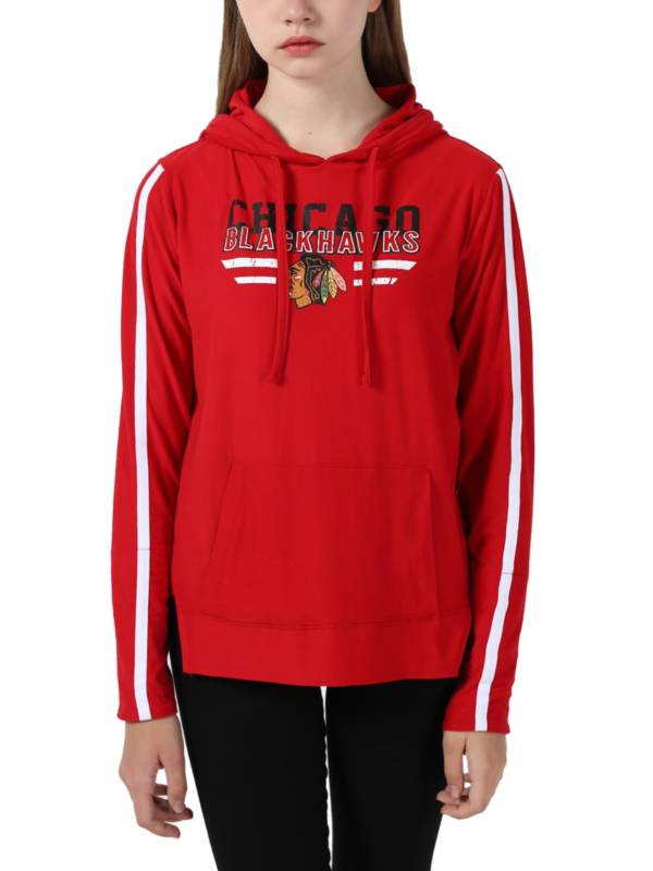 Concepts Sports Women's Chicago Blackhawks Red Zest Pullover Hoodie