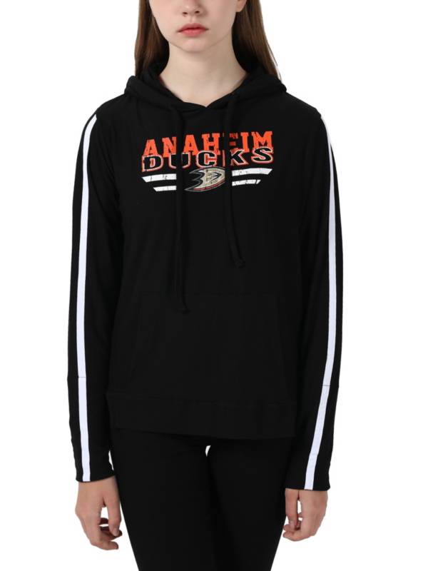 Concepts Sports Women's Anaheim Ducks Black Zest Pullover Hoodie