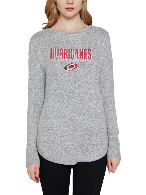 Concepts Sports Women's Carolina Hurricanes Grey Venture Long Sleeve T-Shirt