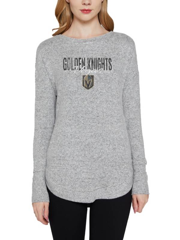 Concepts Sports Women's Las Vegas Golden Knights Grey Venture Long Sleeve T-Shirt