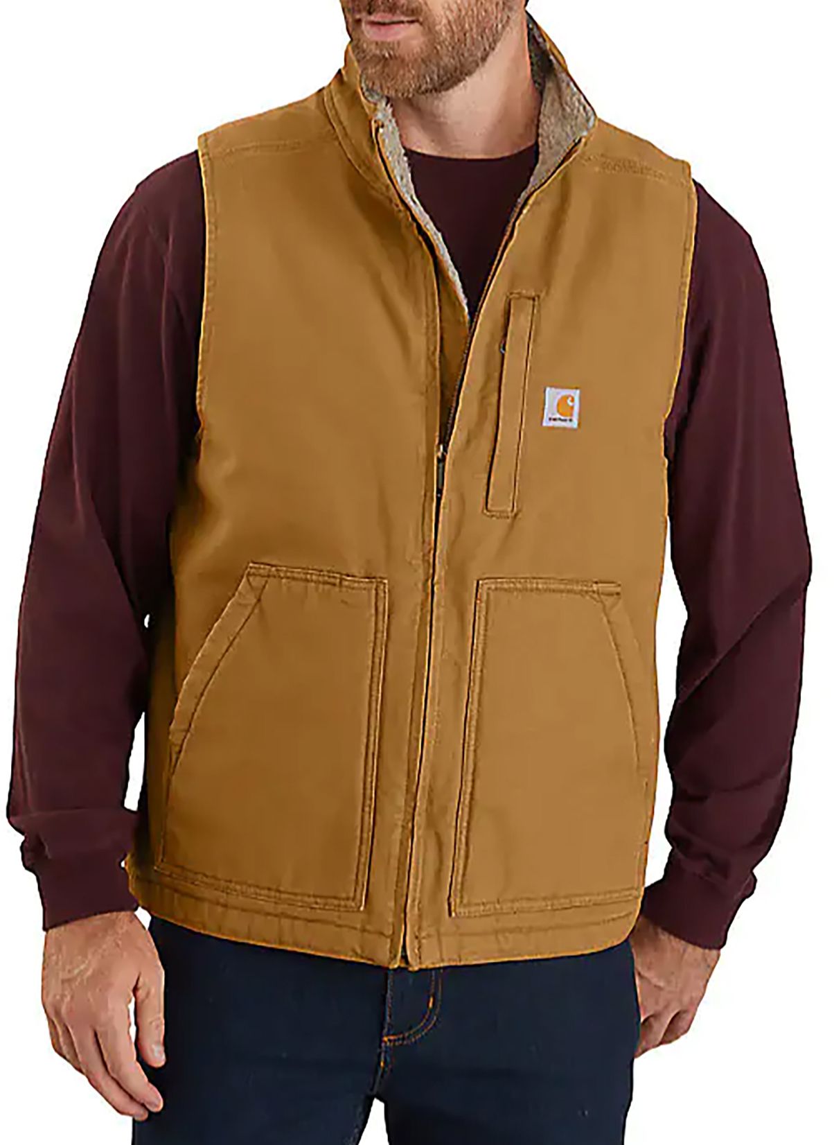 carhartt vest mens tall