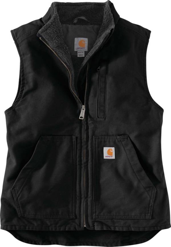 Carhartt Women's Relaxed Fit Washed Duck Sherpa Lined Vest product image