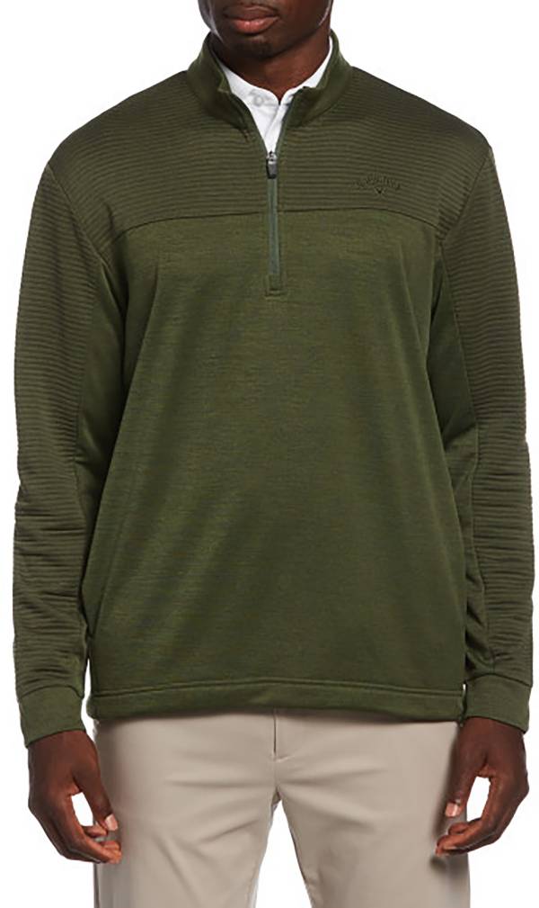 callaway men's fleece ottoman 1 4 zip pullover top