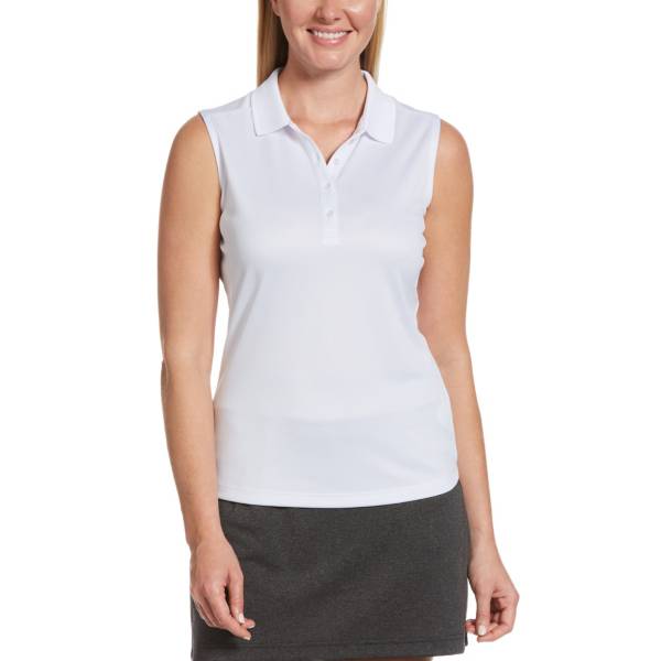 sleeveless golf polo women's