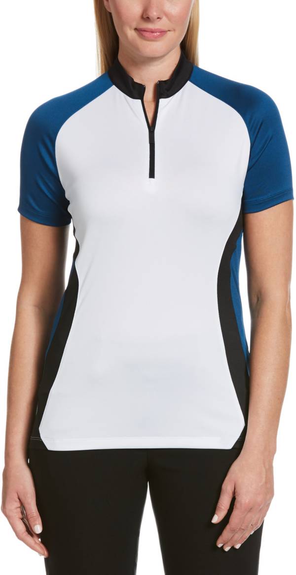 Callaway Women's Raglan Hour Glass Short Sleeve Golf Polo