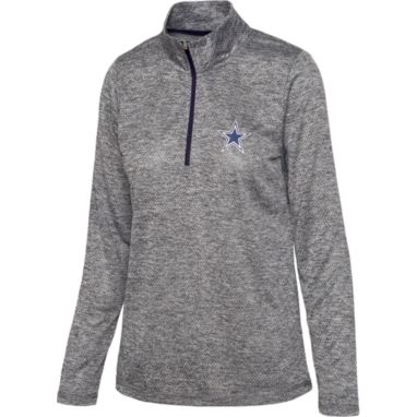 sorry, Dallas Cowboys Merchandising Women's Chancellor Charcoal Quarter-Zip Pullover is currently out of stock