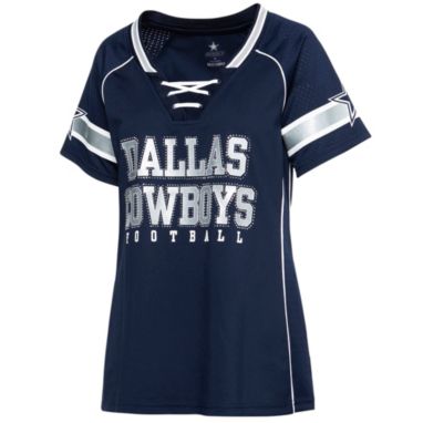 sorry, Dallas Cowboys Merchandising Women's Metallic Lace Fashion Jersey is currently out of stock