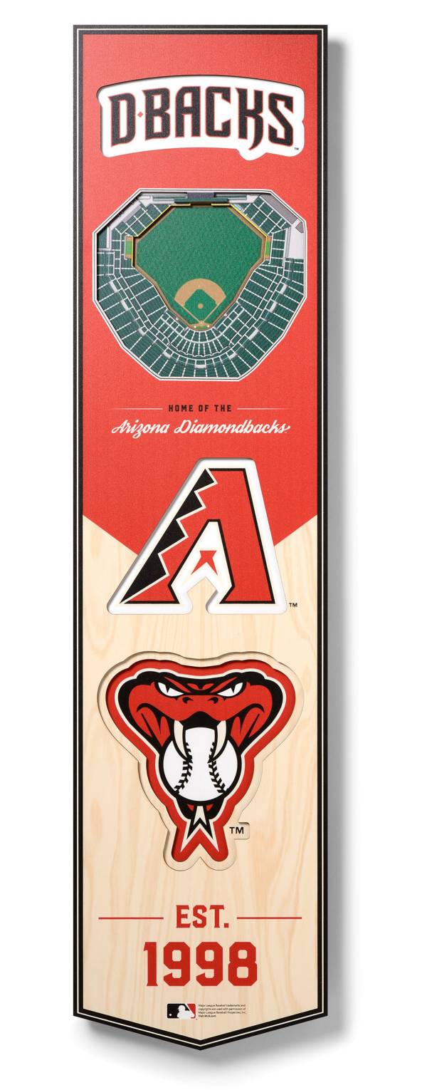 8 x 32 MLB Arizona Diamondbacks 3D Stadium Banner