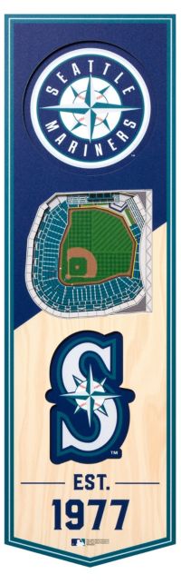 YouTheFan Seattle Mariners 6''x19'' 3-D Banner | Dick's Sporting Goods