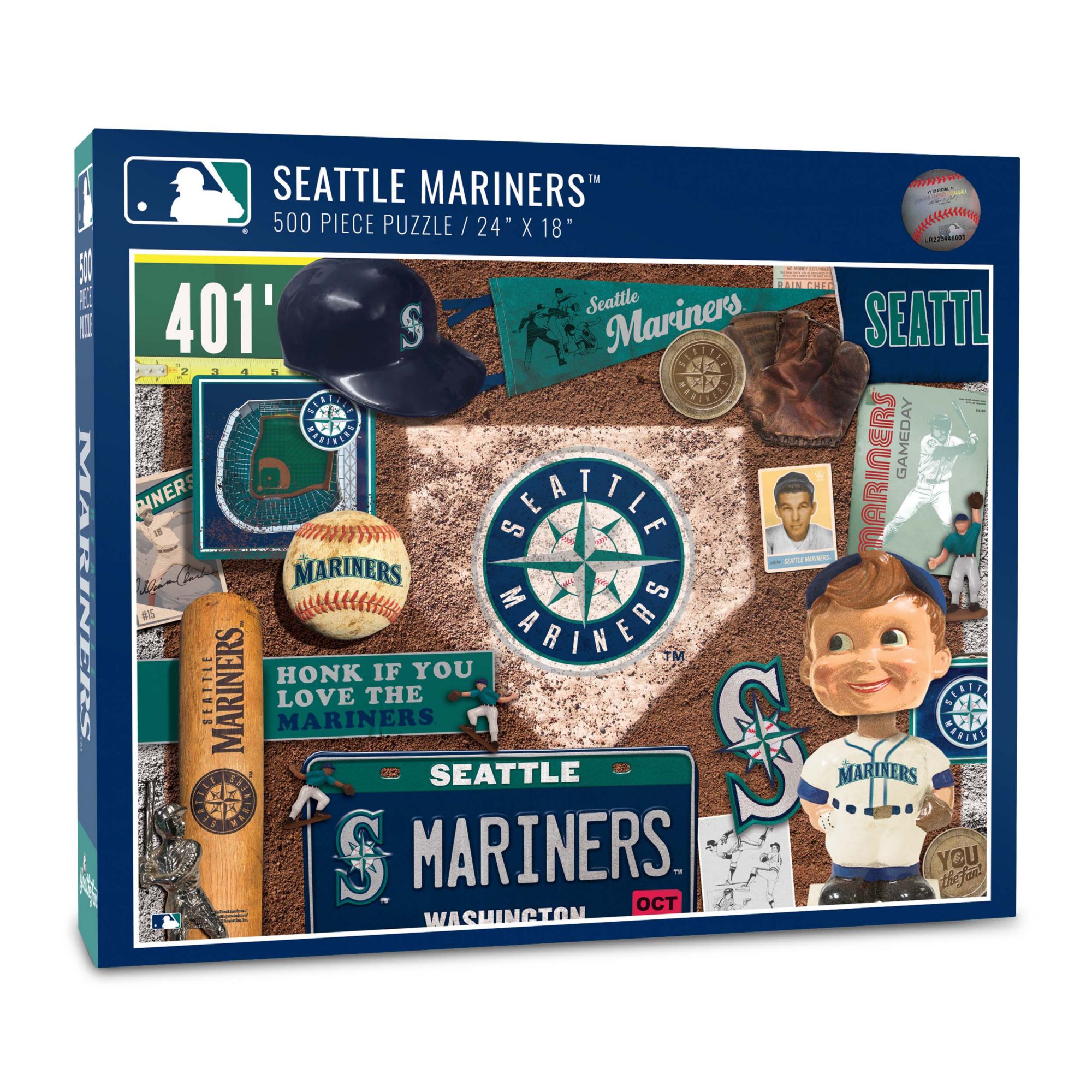 You The Fan Seattle Mariners Retro Series 500-Piece Puzzle