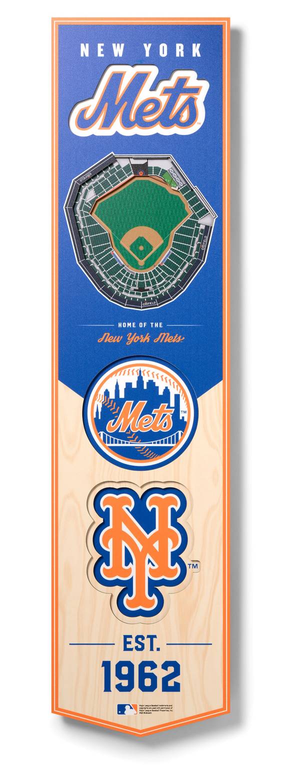 You The Fan New York Mets 8''x32'' 3-D Banner product image