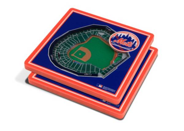 You the Fan New York Mets Stadium View Coaster Set