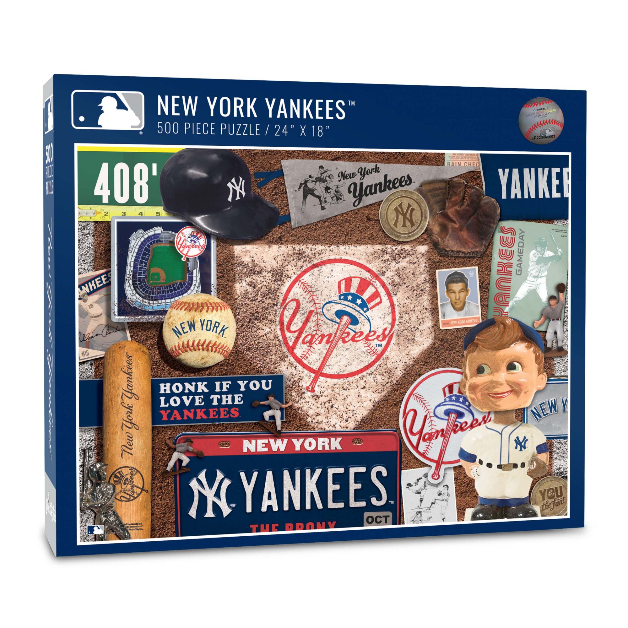 YouTheFan New York Yankees Retro Series 500-Piece Puzzle product image