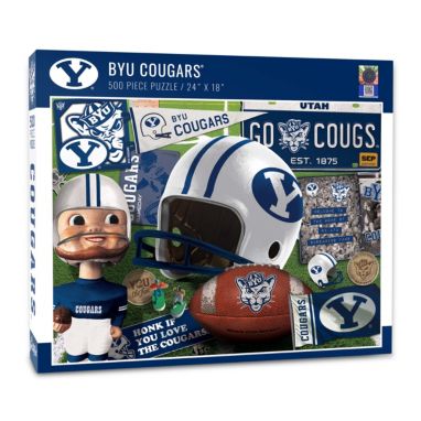sorry, YouTheFan BYU Cougars Retro Series 500-Piece Puzzle is currently out of stock