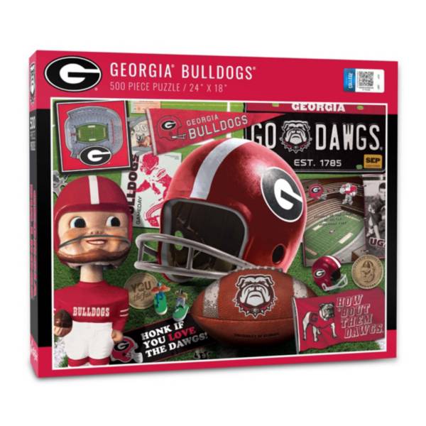 You The Fan Georgia Bulldogs Retro Series 500-Piece Puzzle