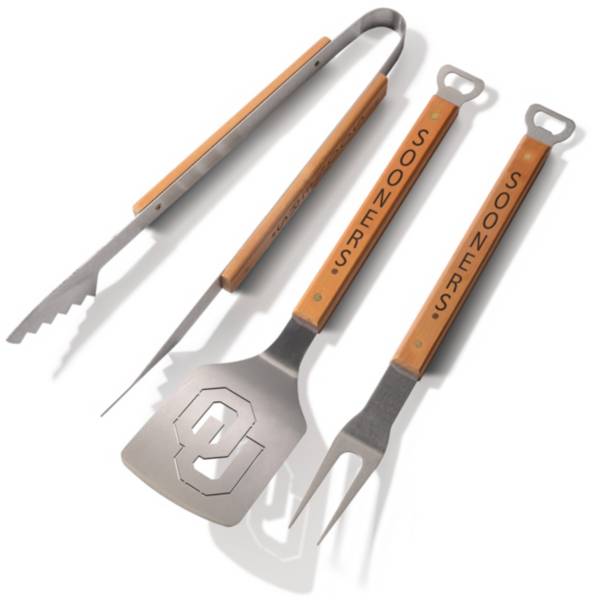 You the Fan Oklahoma Sooners 3-Piece BBQ Set product image