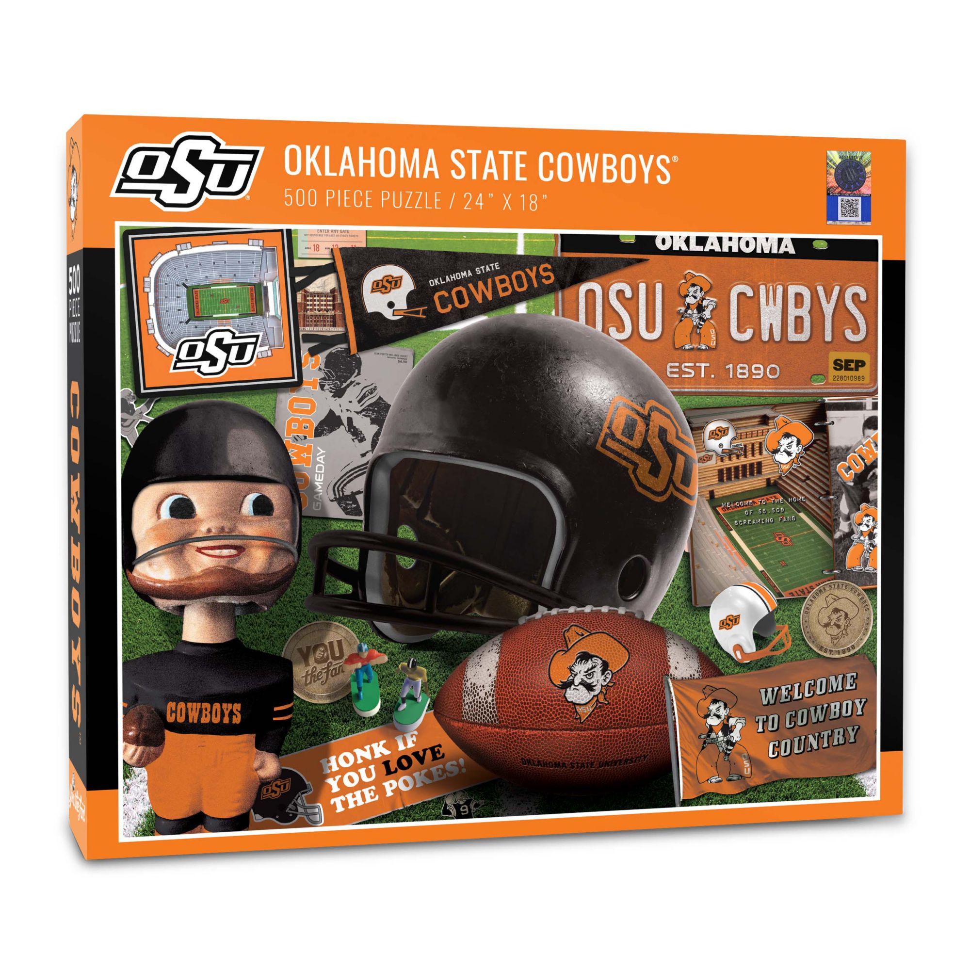 YouTheFan Oklahoma State Cowboys Retro Series 500-Piece Puzzle product image