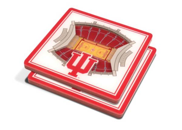 You the Fan Indiana Hoosiers Stadium View Coaster Set product image