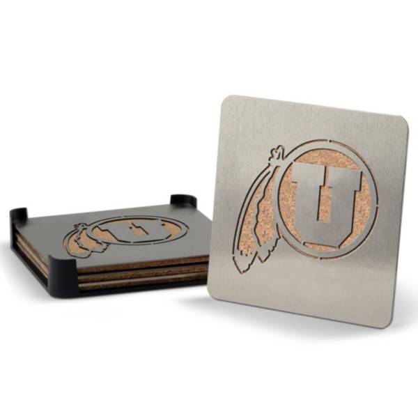 You the Fan Utah Utes Coaster Set