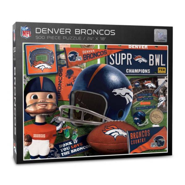 You The Fan Denver Broncos Retro Series 500-Piece Puzzle product image