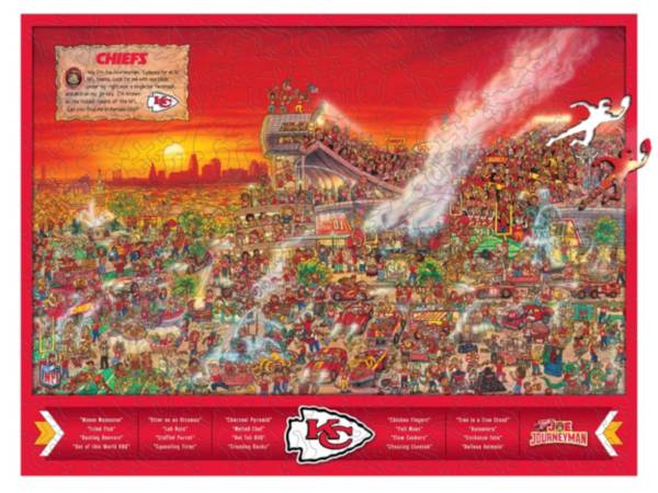 You The Fan Kansas City Chiefs Wooden Puzzle product image