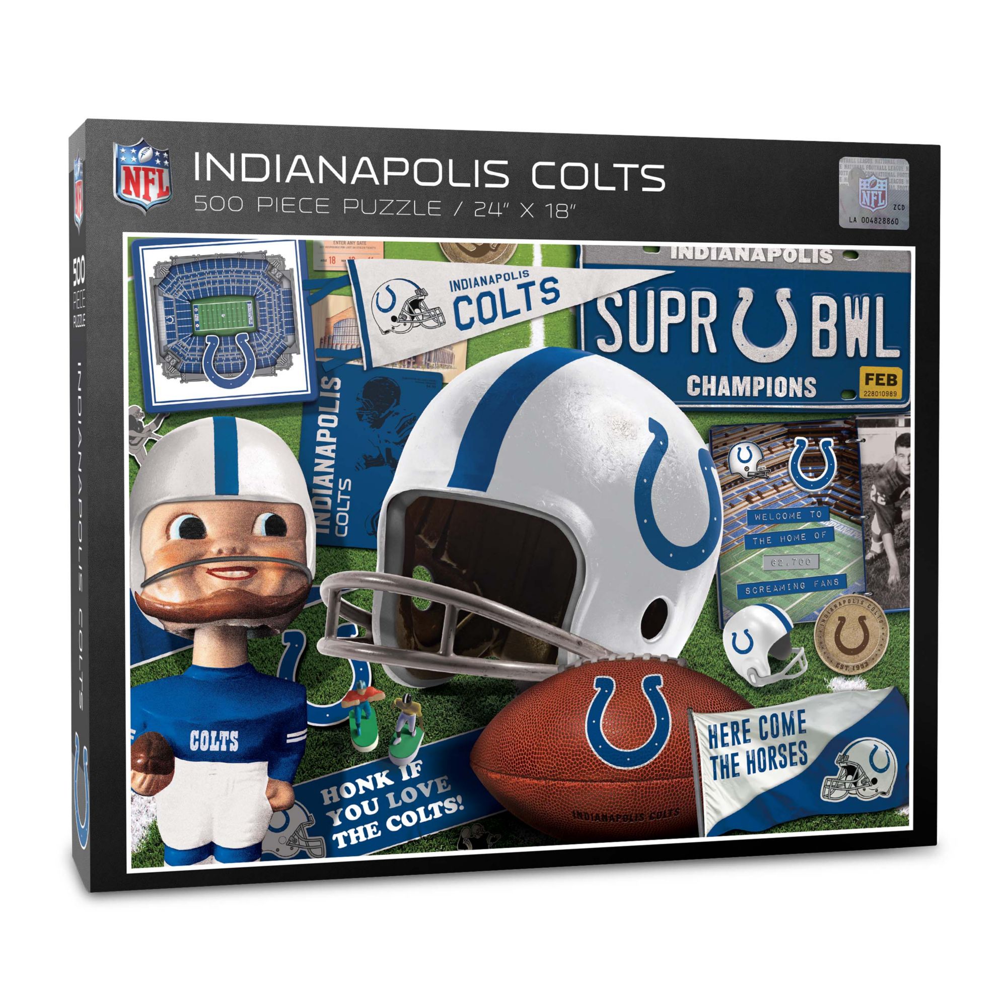 YouTheFan Indianapolis Colts Retro Series 500-Piece Puzzle product image