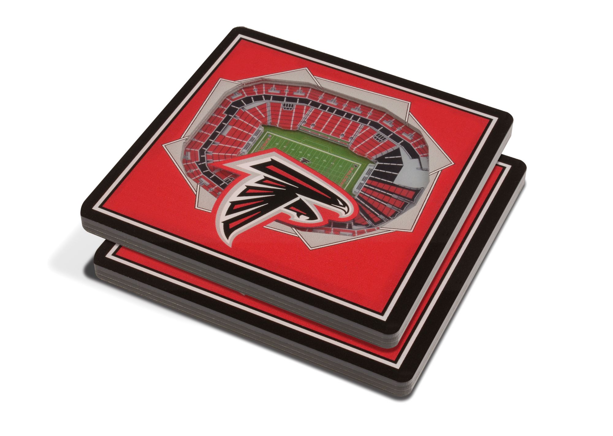 YouTheFan Atlanta Falcons Stadium View Coaster Set product image