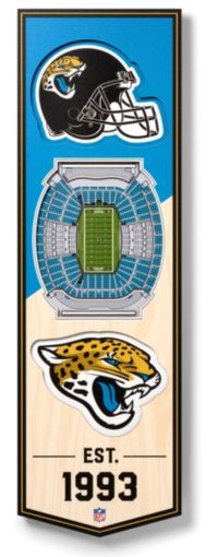 YouTheFan NFL Jacksonville Jaguars 6 in. x 19 in. 3D Stadium