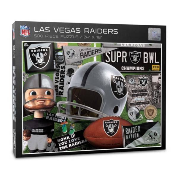 You The Fan Las Vegas Raiders Retro Series 500-Piece Puzzle product image