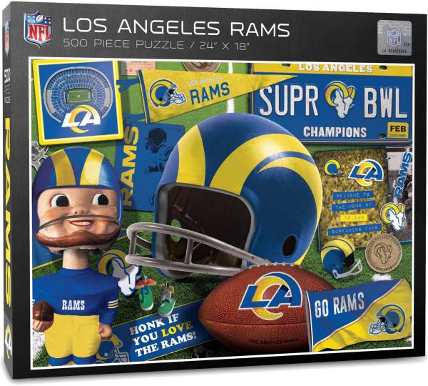 You The Fan Los Angeles Rams Retro Series 500-Piece Puzzle product image