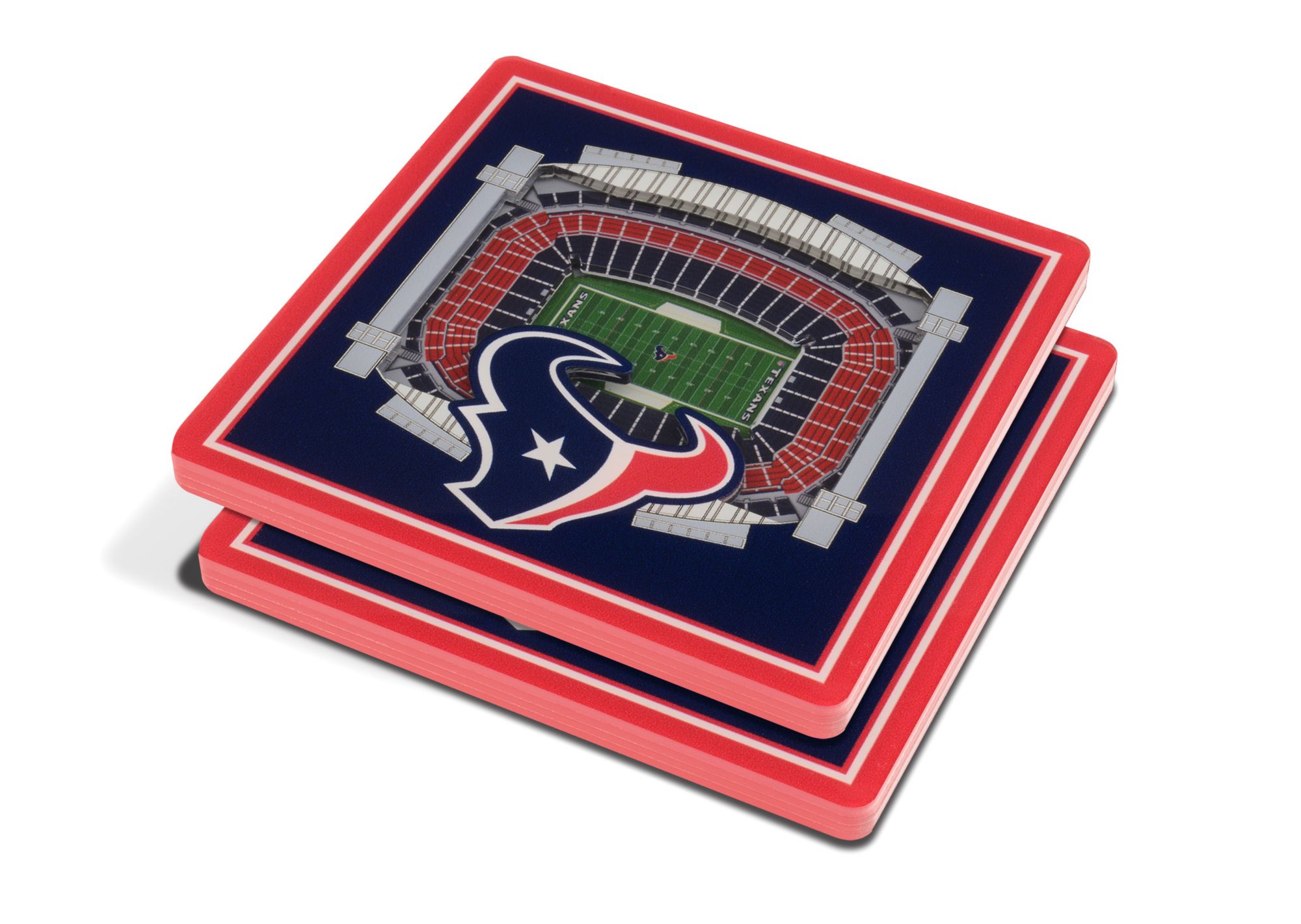 YouTheFan Houston Texans Stadium View Coaster Set product image