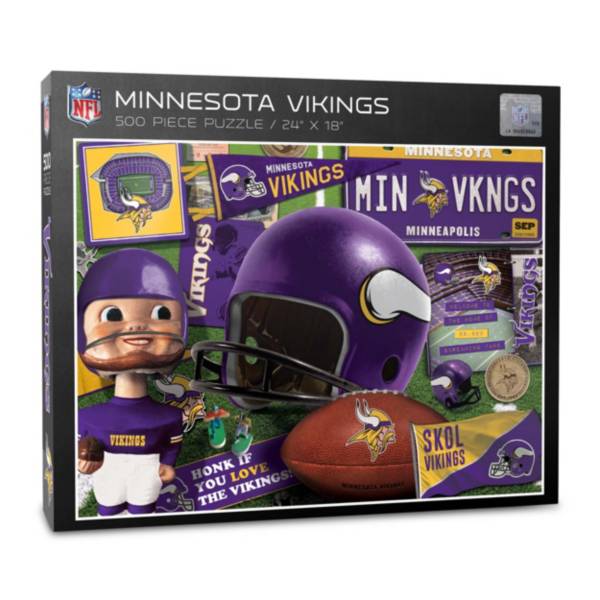 You The Fan Minnesota Vikings Retro Series 500-Piece Puzzle product image