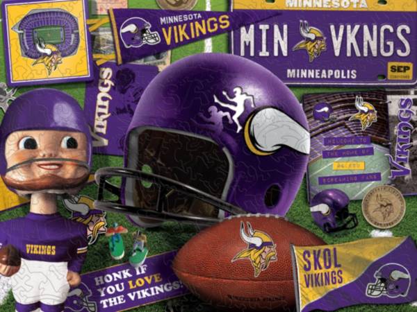 You The Fan Minnesota Vikings Wooden Puzzle product image