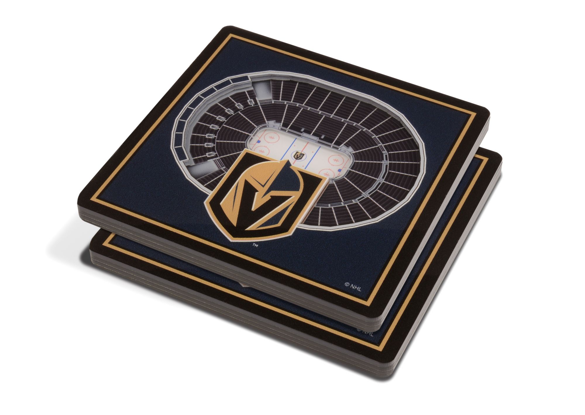 YouTheFan Vegas Golden Knights Stadium View Coaster Set product image