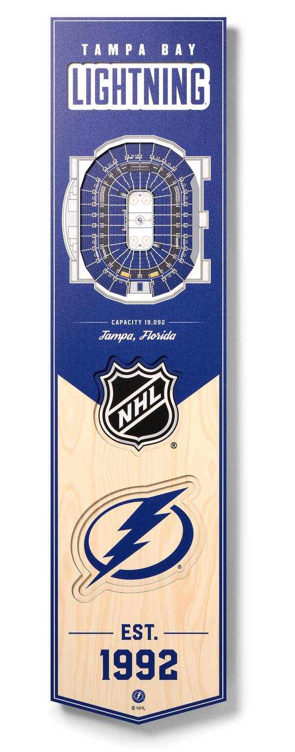 You The Fan Tampa Bay Lightning 8''x32'' 3-D Banner product image