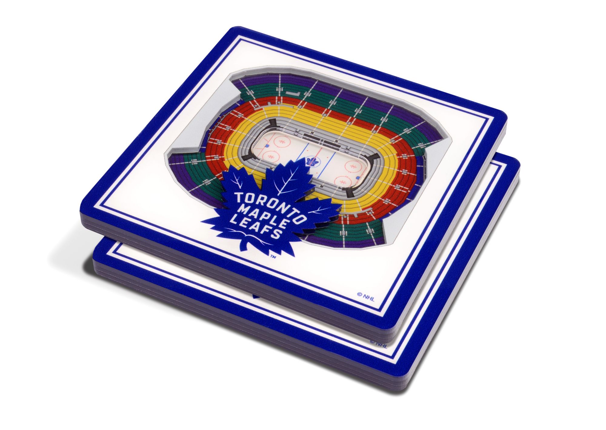 YouTheFan Toronto Maple Leafs Stadium View Coaster Set product image
