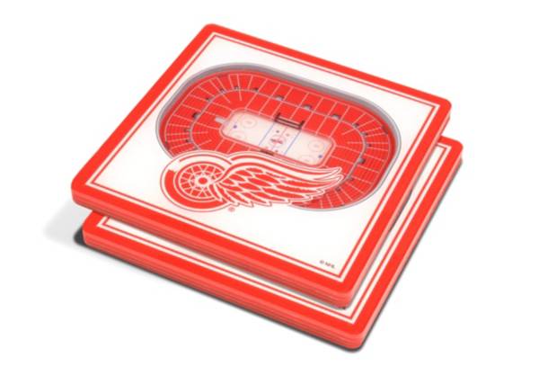 You the Fan Detroit Red Wings Stadium View Coaster Set product image
