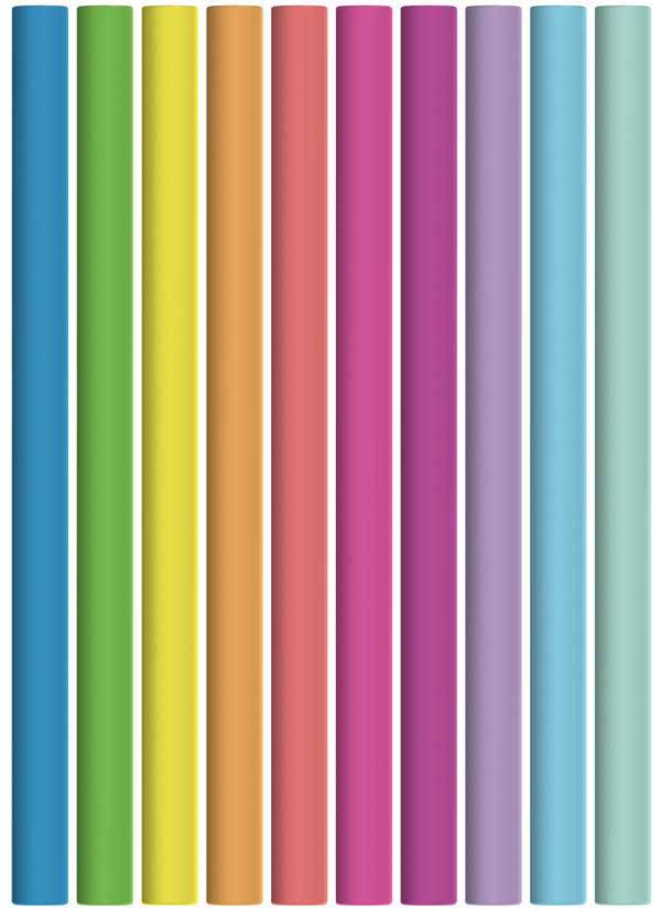 GIR Kids' Silicone Straws 10-Pack product image